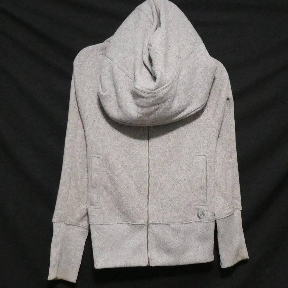 BURTON - Dry Ride | medium | Hooded Zip-Up Grey Sweatshirt Jacket | Heavyweight